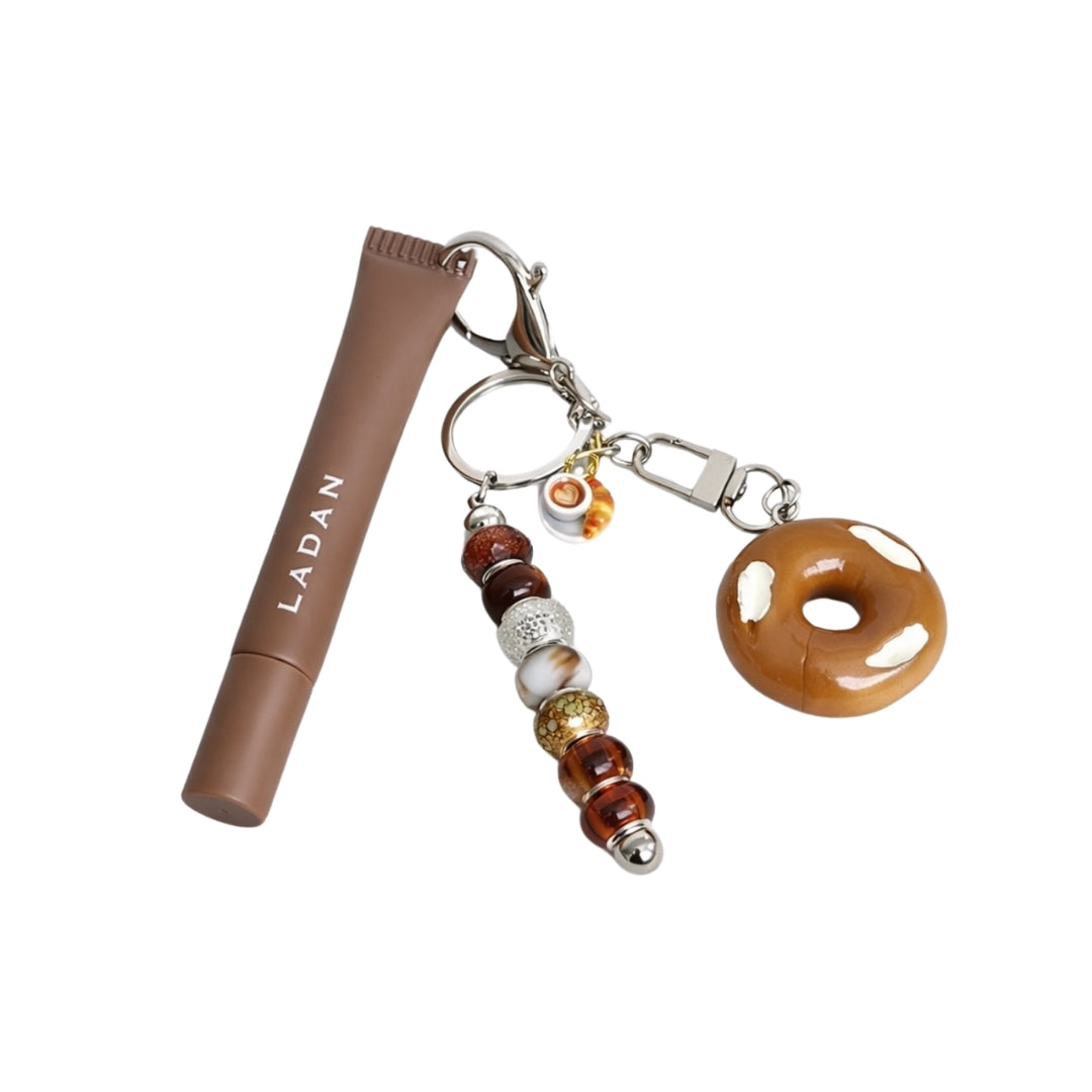 MAKE YOUR OWN GLOSS CHARM KEYCHAIN SET & JEWELRY BOX